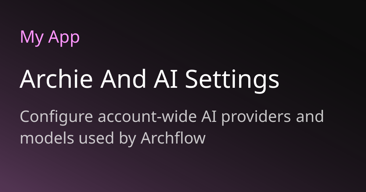 AI Settings